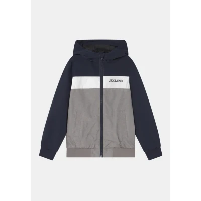 Image of Jack &amp; Jones Junior Jjerush Blocking NOOS JNR Light jacket for kids, Size: 10y, Navy blazer