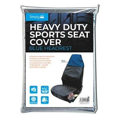 Image of 11x Simply HD Sports Seat Cover Blue SHDSC02