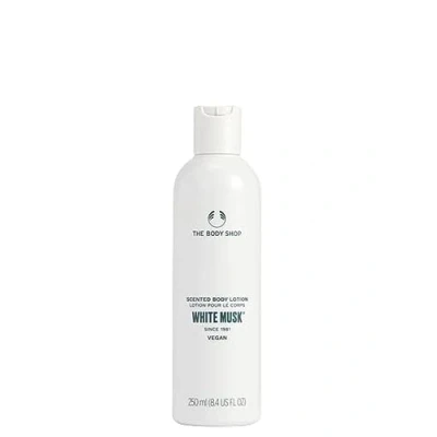 Image of The Body Shop White MUSK Lotion 250 ml ICONIC SCENT ALL SKIN TYPES VEGAN