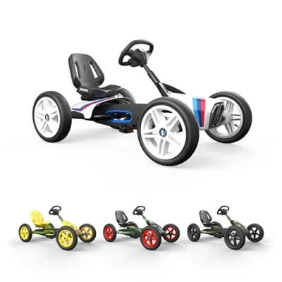 Image of Berg 24.21.64.00 Buddy BMW Luftreifen und Freilauf Street Racer Children&#039;s Vehicle, Black/White, Kinderspielzeug geeignet für Kinder im Alter von 3 8 Jahren