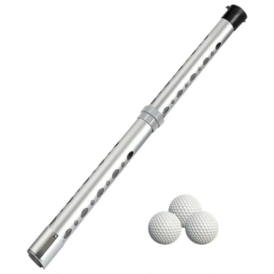 Image of Teksome Aluminum Golf Ball Shagger Tube Professional Picker Shags Collector