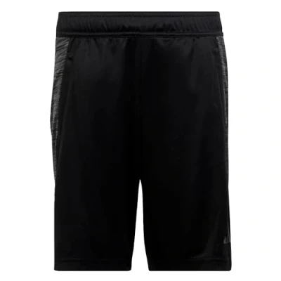 Image of adidas Boy&#039;s AEROREADY Heather Shorts, Black/Grey Six, 13 14 Years
