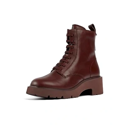 Image of Camper Milah Platform ankle boots, Women&#039;s, Size: 3, Burgundy Leather