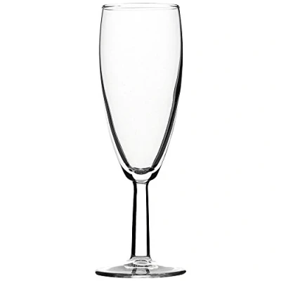 Image of Pasabahce, P44675 CL0125 B01048, Saxon Flute 5.25oz (15cl) L@ 125ml CE (Box of 48)
