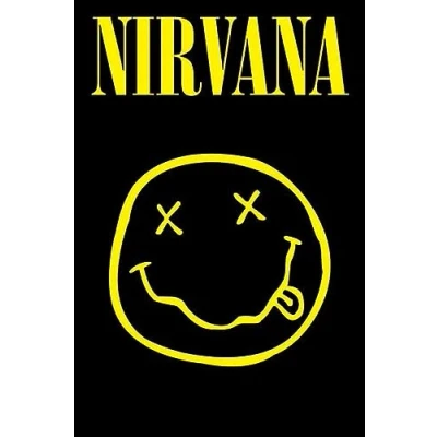 Image of Pyramid International Live Nation Nirvana Maxi Poster (Smiley Face Design) 61cm x 91.5cm Official Merchandise