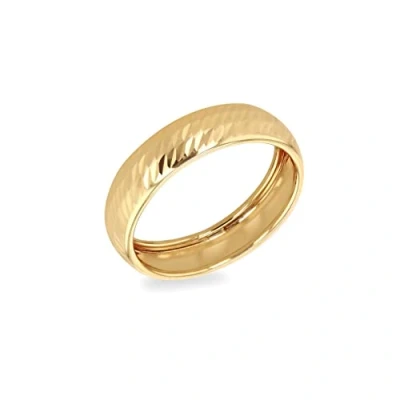 Image of CARISSIMA Gold Women&#039;s 9ct Yellow Diamond Cut Ring #S