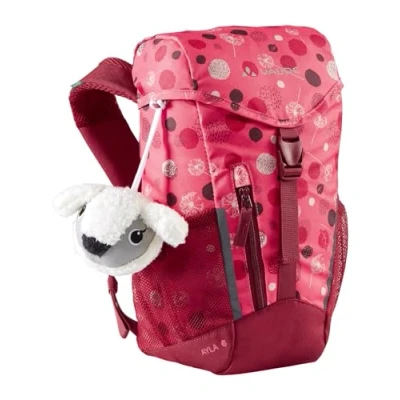 Image of Vaude 15485 Unisex Kids’ Backpacks 5 9L, Bright Pink/Cranberry, 6 Liters