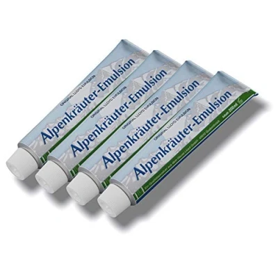 Image of 4 x 200 ml Lloyd Alpine Herb Emulsion, Wellness, Sports, Massage, Cream, Balm, Massage Cream with Herbs (800 ml)