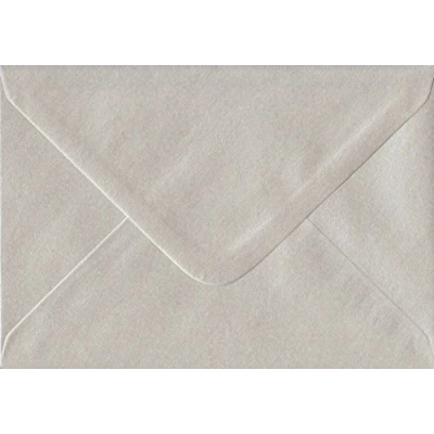 Image of Pack of 100 Oyster Pearl 152mm x 216mm Gummed A5 Card Coloured Envelopes 100gsm Paper