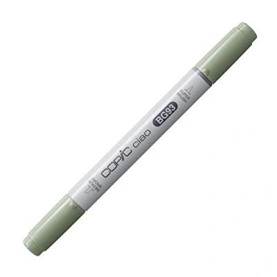 Image of COPIC Ciao Coloured Marker Pen (BG 93) Green Gray, For Art &amp; Crafts, Colouring, Graphics, Highlighter, Design, Anime, Professional Beginners, Supplies Colouring Books