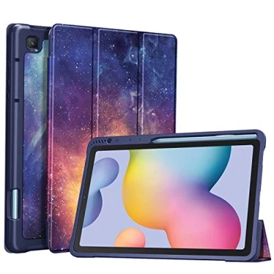 Image of FINTIE Case for Samsung Galaxy Tab S6 Lite 10.4 2020(SM P610/ P615) with S Pen Holder, Soft TPU Stand Protective Back Cover Auto Wake/Sleep Feature,