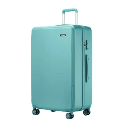 Image of Kono 28&quot; Large Suitcase Lightweight Check in Luggage PC+ABS Hard Shell Travel Bag with Double Spinner Wheels TSA Security Lock (Blue)