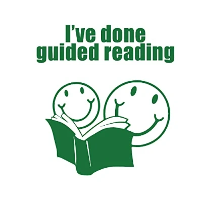 Image of I&#039;ve Done Guided Reading Today Teacher Stamp, Green Ink, SuperStickers Stamp,One Size,DSS14099G