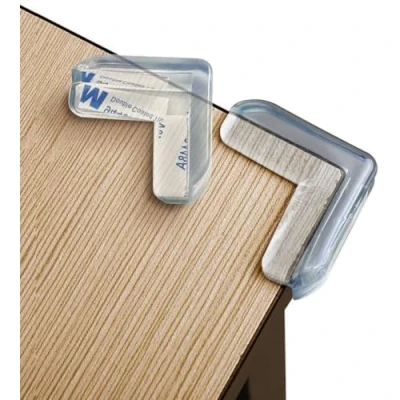 Image of Chuckle 16 Baby &amp; Toddler Safety L Shaped Corner Guard Protectors Clear