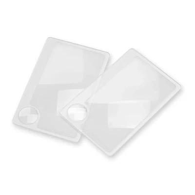 Image of Carson WM 01 Credit Card Sized 2.5x Wallet Magnifier with 6x Spot Lens (Pack of 2)