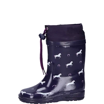 Image of Beck Girls Horses Wellington rain boots