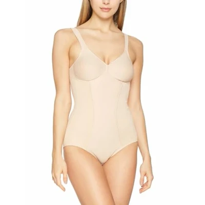 Image of Triumph Women&#039;s Modern Soft+Cotton BS, Body Shapewear , NEUTRAL BEIGE