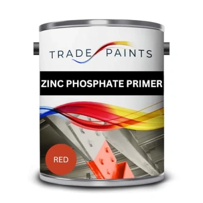 Image of Quick Drying Zinc Phosphate Anti Corroisve Metal Primer Paint (20 Litre, Red Oxide)