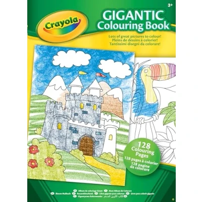 Image of CRAYOLA Gigantic Colouring Book 128 A4 Pages of Fun Ideal for Kids Aged 3+