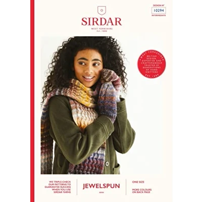 Image of Sirdar Jewelspun Aran Knitting Pattern 10294 Accessories