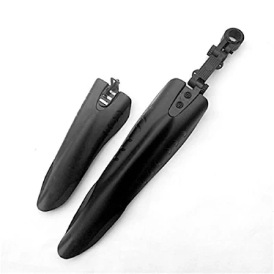 Image of Ricardonty Black Mountain Bike Bicycle Road Tire Front Rear Mudguard Set Mud Guard Big flying fish