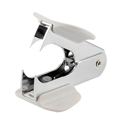 Image of Sourcingmap Steel Jaw Style Staples Remover Puller White for 24/6 26/6 Staple