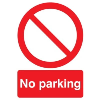 Image of Signs &amp; Labels No Parking Sign Rigid Polypropylene 297mm x 210mm FML01950R