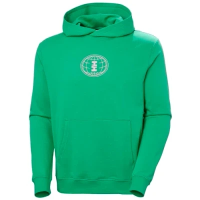 Image of Helly Hansen Mens Core Graphic Sweat Hoodie Green, 2XL