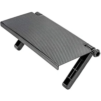 Image of TV Screen Top Shelf, Adjustable and Foldable Computer Monitor Storage Rack, for Shelf Mount, Streaming Devices, Router Home Decor Bracket