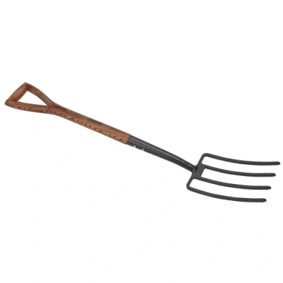 Image of Draper Carbon Steel Garden Fork with Ash Handle