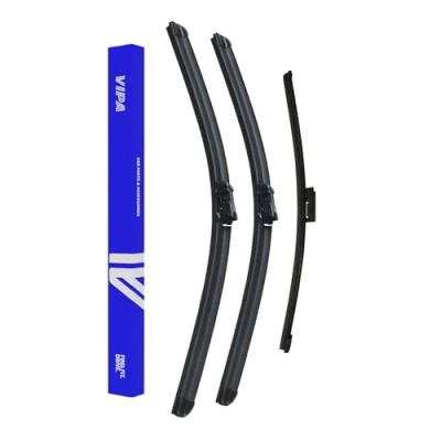Image of Vipa Wiper Blade Set fits: Seat IBIZA 6L LATE 5 DOOR Hatchback May 2006 to Apr 2009