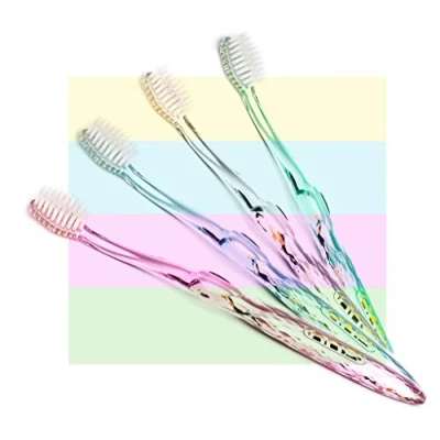 Image of Nano b Rainbow Pack of 3+1 Antibacterial Toothbrush with Silver Impregnated Bristles