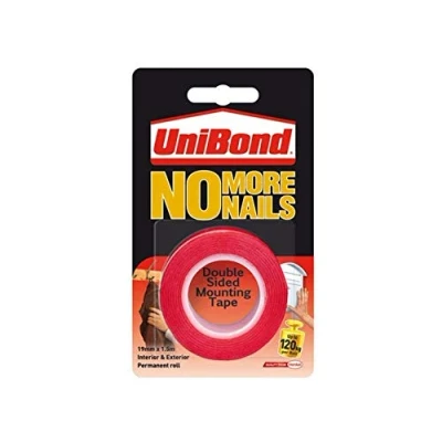 Image of 2X No More Nails Ultra Strong Roll Permanent 19mm x 1.5m [Pack of 1]