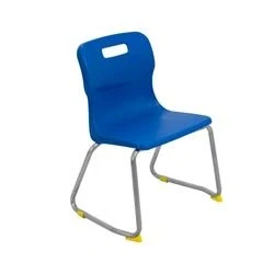 Image of Titan Skid Base Chair Size 3 350mm Seat Height Blue T23 B