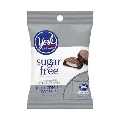 Image of York Sugar Free Peppermint Pattie Chocolate Candy 85 g