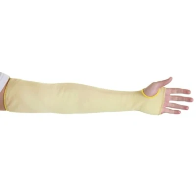 Image of Beeswift Glovezilla Para Aramid Sleeve with Thumb Holes 22inch Cut Resistant Arm Protection PPE Occupational Health &amp; Safety Personal Protective Equipment GZ16Y22TH 1 Pair