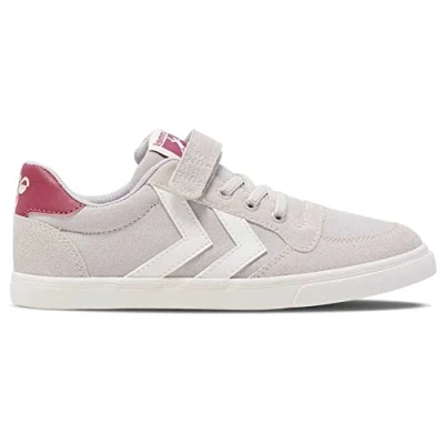 Image of Hummel Slimmer Stadil Low JR Sneaker, Lunar Rock, 1 UK Child