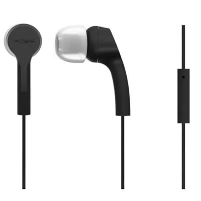 Image of Koss KEB 9i In Ear Headphone iPhone iPad Smartphones Black