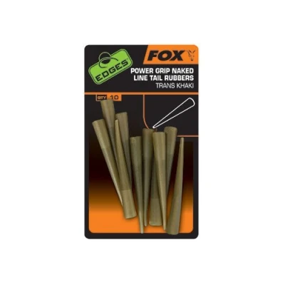 Image of Fox Edges Power Grip Naked Line Tail Rubbers Qty 10 (cac686)