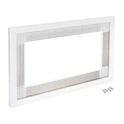 Image of Emuca 8934715 Microwave Framework for Fixing Into Cabinet, White, 60 cm