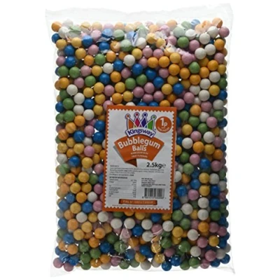 Image of Kingsway Bubble Gum Balls Bag, 2.5 kg