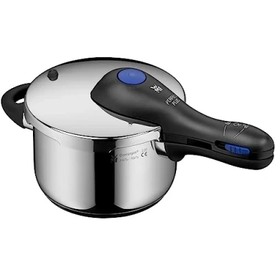 Image of WMF Perfect Plus Quick Cooker Ø 18 cm Diameter 2 Litres and a Half with Flame Protection Cromargan Stainless Steel for Induction