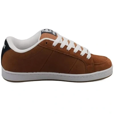 Image of Etnies Men&#039;s Kingpin Skate Shoe, Brown/Navy, 11 UK