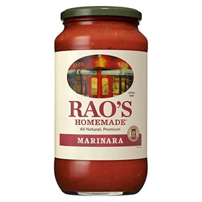 Image of Rao&#039;s Homemade, Marinara Sauce, 32 oz., Classic Italian Tomato Great on Pasta, Made With Fresh Basil, Tomatoes, Garlic, and Seasonings, No Sugar Added