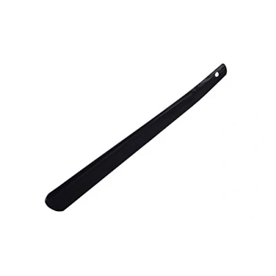 Image of Kaps Finest Shoe Horn Boot for Men and Women, Colourful, Durable Metal, Long Handled, Many Colours (black)