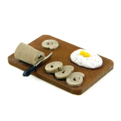 Image of MyTinyWorld Dolls House Miniature Tudor Preparation Board