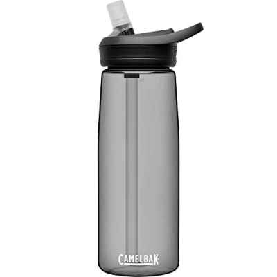 Image of Camelbak Unisex Adult eddy+ Charcoal Bottle 300 Green, 0.75 Litre