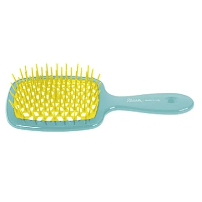 Image of Jäneke Body Brush Turquoise With Yellow Urchin 55 gr.