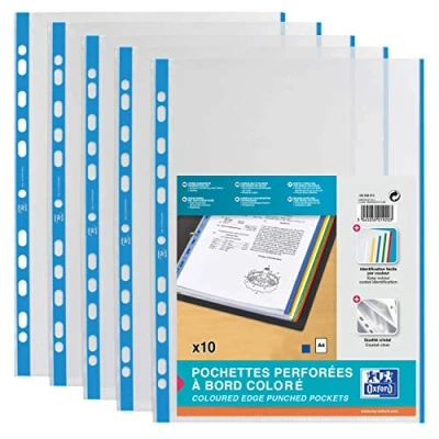 Image of Elba Document Wallets DIN A4 Blue