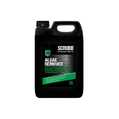 Image of SCRUBB S25 Algae Remover, Mould &amp; Lichen for Exterior Surfaces, Decking, Masonry, Tiles, Roofering, Patios, Fencing, Paving Driveways